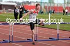 Mens under-17s 400 metres hurdles, North Eastern Track and Field Champs, Gateshead Stadium. Photo: David T. Hewitson/Sports for All Pics